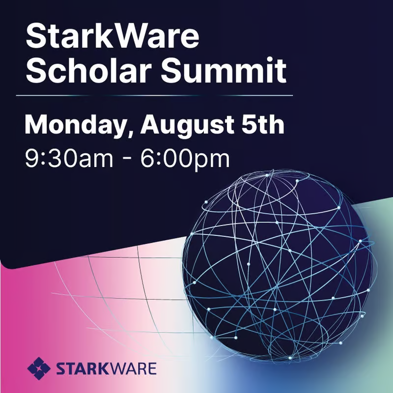 StarkWare Scholar Summit